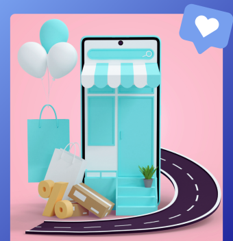 image d'un smartphone avec un effet 